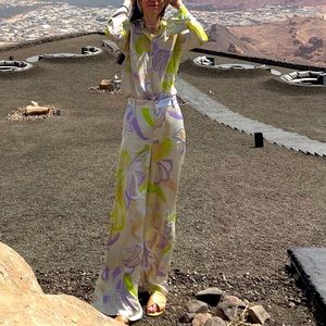 Zara pucci pattern two piece set